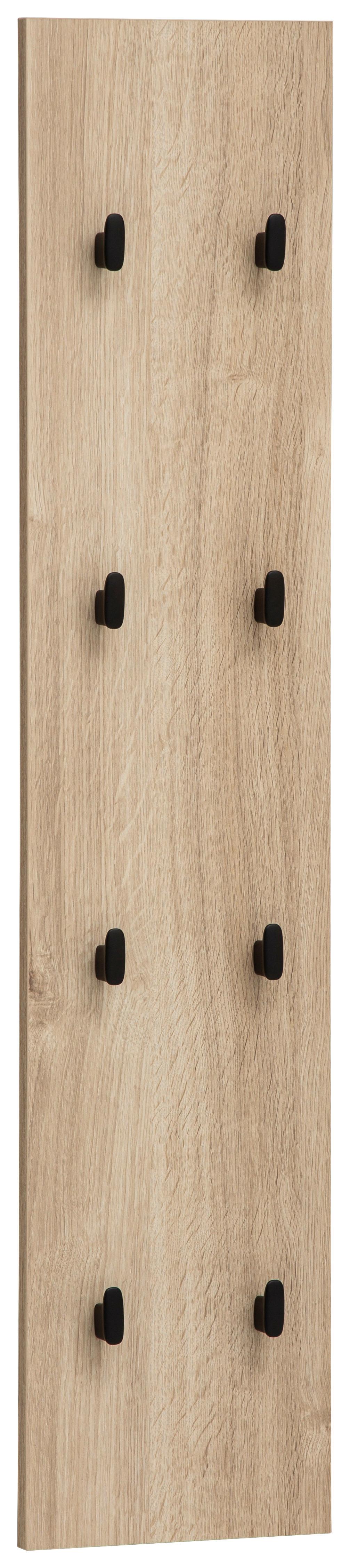 Garderobni Panel Emmik, Barva Hrasta - hrast artisan, Design, leseni material (24,5/109/2,6cm) - MID.YOU