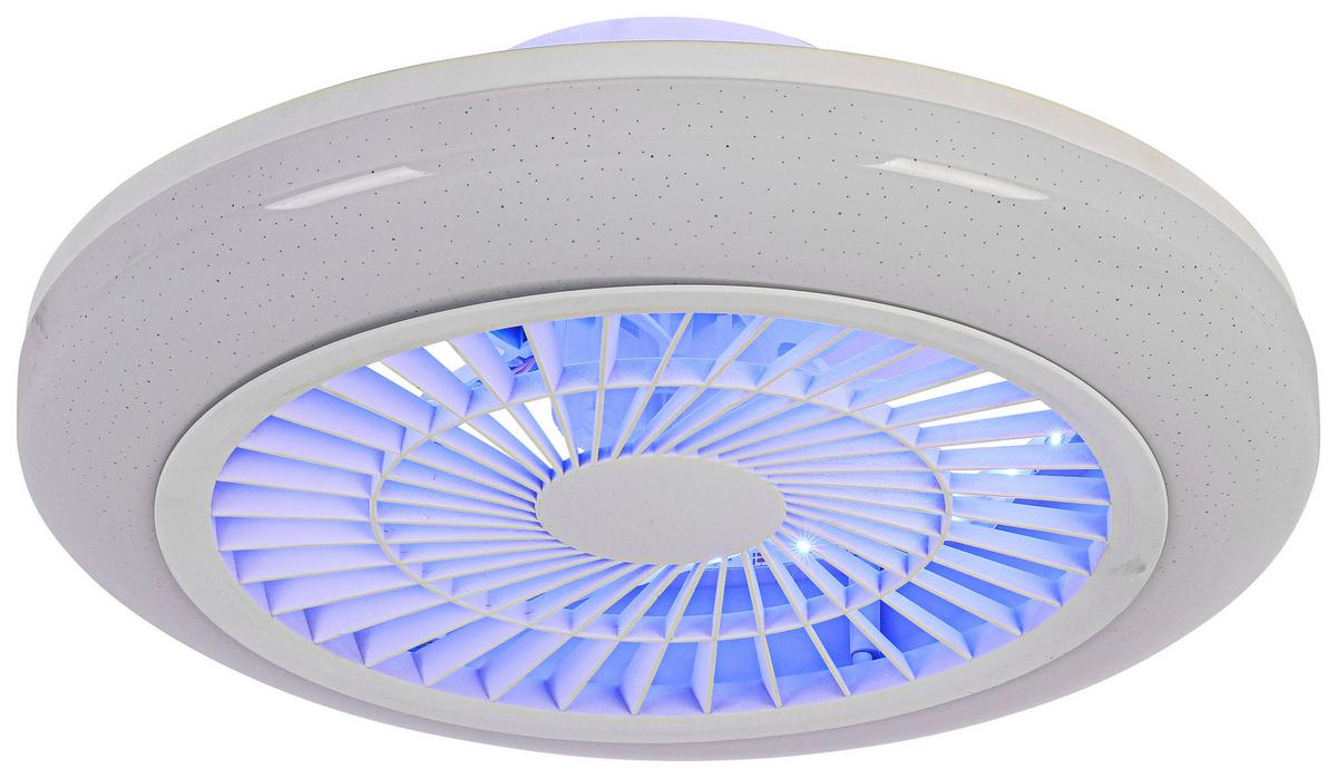 LED-Deckenleuchte Vin max. 30W + 5W RGB-LED - Weiss, Konventionell, Kunststoff/Metall (46/16cm) - Modern Living