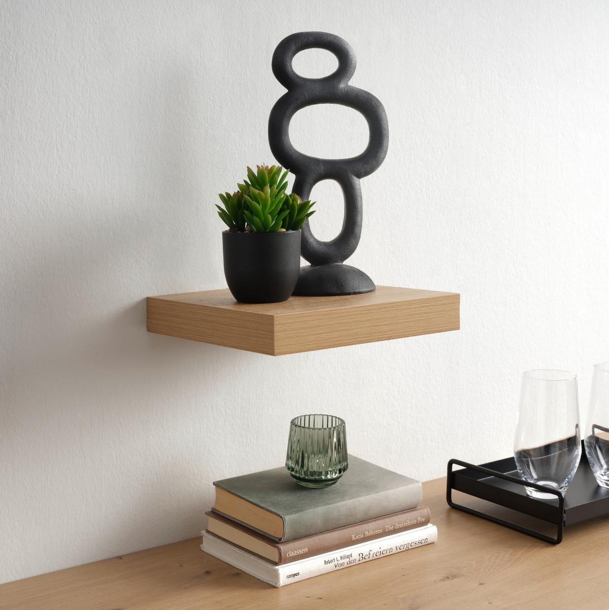 Zidna Polica Anja Sb - hrast Artisan, Moderno, drvni materijal (23,5/3,8/23,5cm) - Modern Living