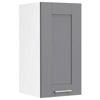 KÜCHENOBERSCHRANK COLURA - Weiss/Anthrazit, Trend, Holzwerkstoff/Kunststoff (30/60/31cm) - MID.YOU