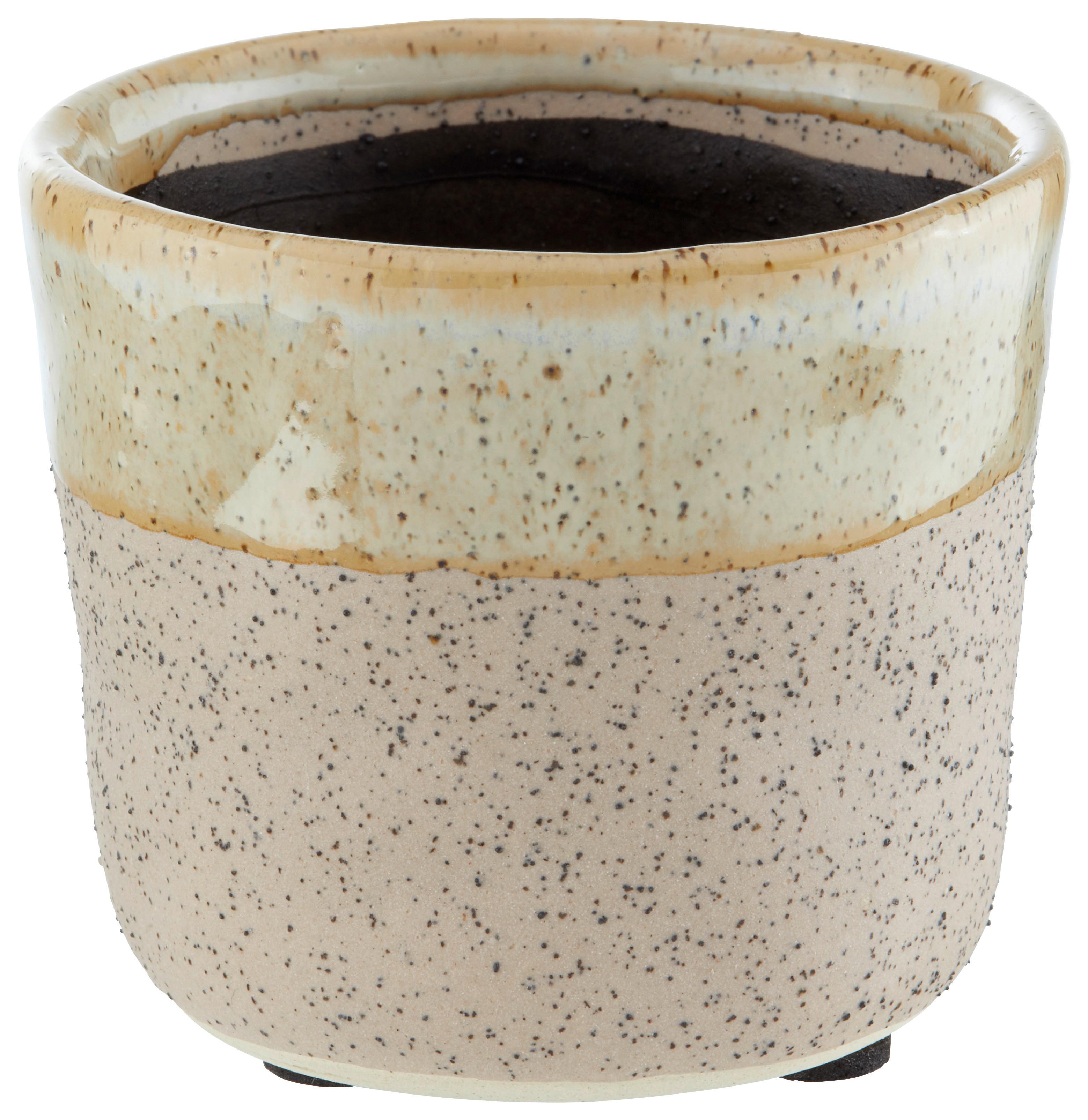 Okrasni Lonček Stoneware - bež, keramika (7/6cm) - Modern Living