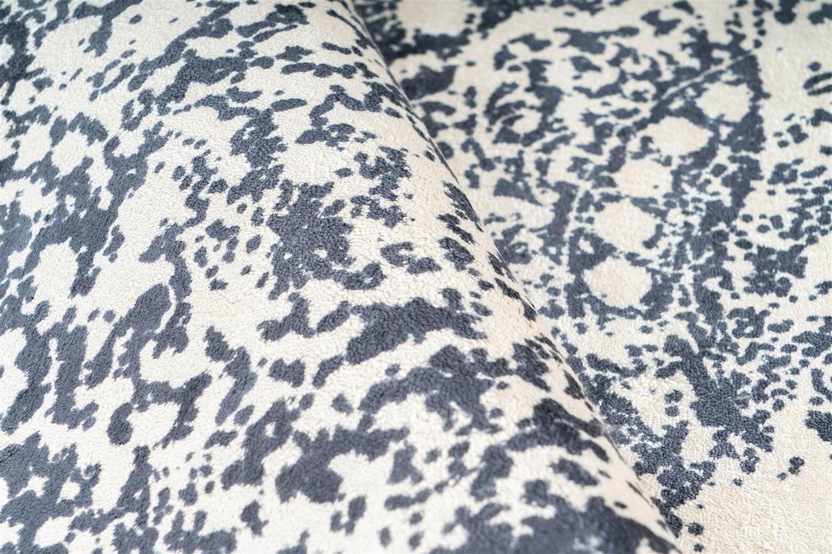 FLACHWEBETEPPICH DOLCE VITA 125 VIOLETT 200X290 - Weiss/Grau, Design, Textil (200/290cm) - Kayoom