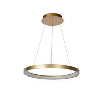 LAMPA WISZĄCA LED 46403/48/02 VIDAL - kolor mosiężny/opal, Design, tworzywo sztuczne/metal (58/150cm) - Lucide