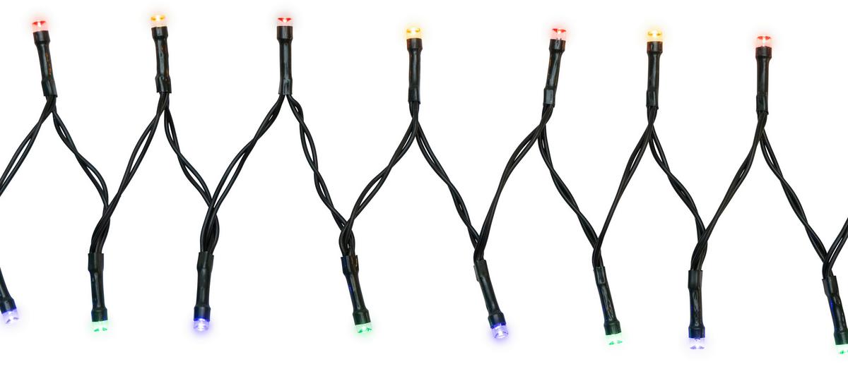 Lichterkette Tip Dunkelgrün max. 1,5 Watt - Dunkelgrün, Romantik / Landhaus, Kunststoff (600cm) - Mömax