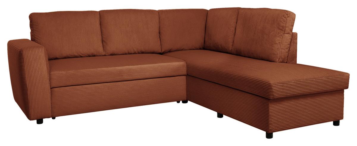 Coltar TOULOUSE - teracotă, Trend, lemn/metal (224/206cm)
