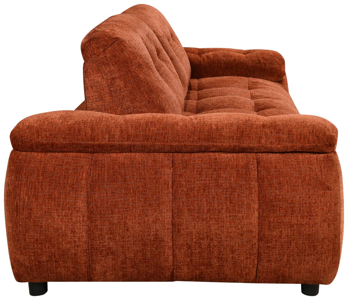 Sofa Alba - narančasta/crna, Moderno, drvo/tekstil (213/84/109cm) - Mömax