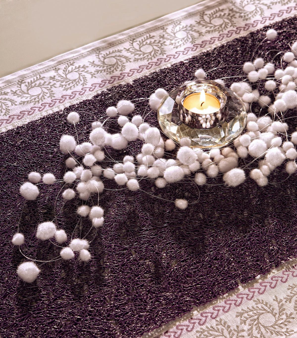 KULE OZDOBNE 474003 - biały, Basics, tworzywo sztuczne (90/200/3cm)