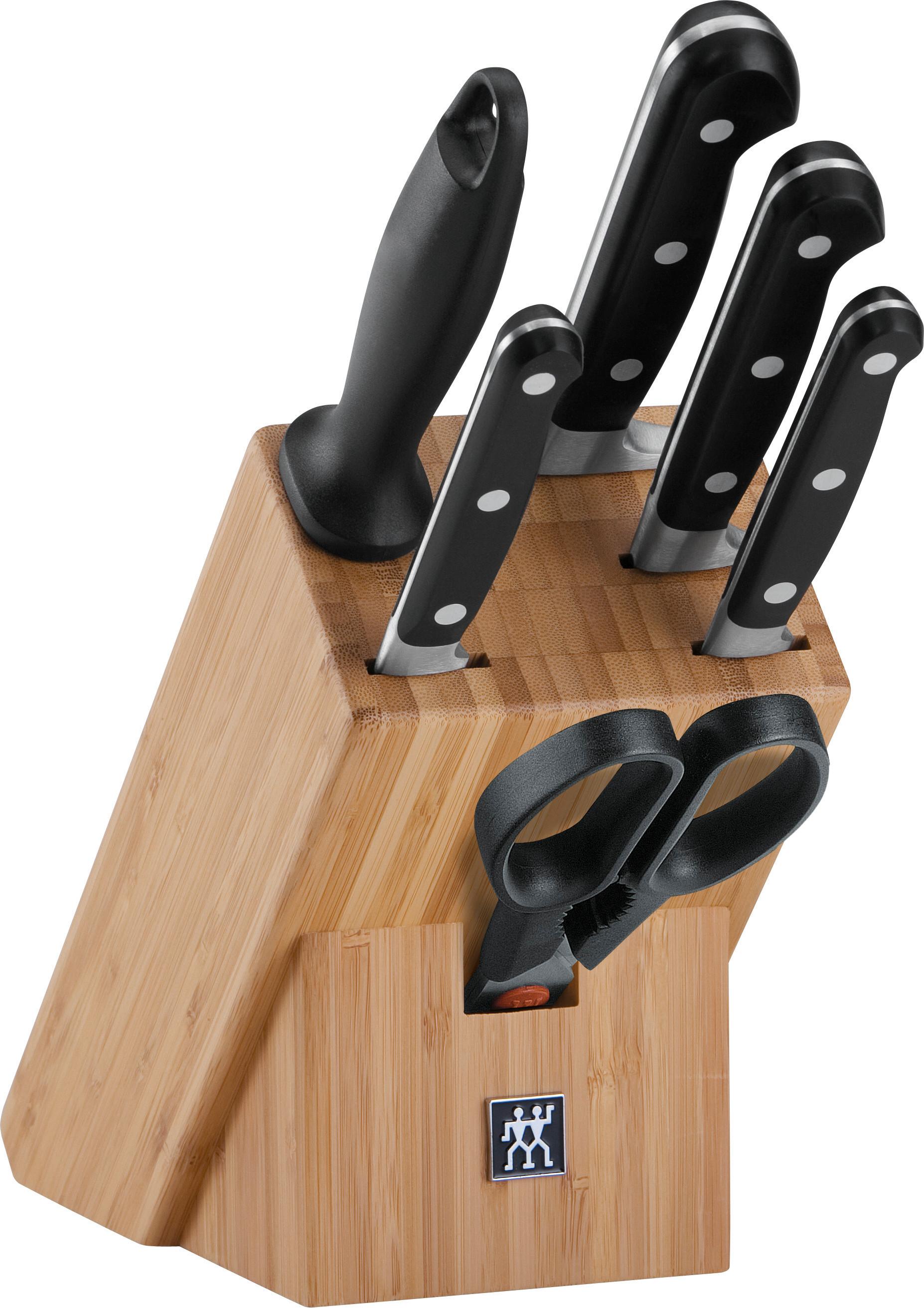 BLOK NA NOŻE 1002330 ZWILLING - kolor bukowy/czarny, Basics, metal - Zwilling