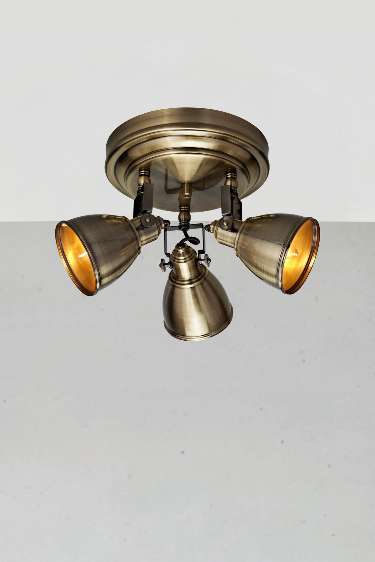 Deckenleuchte Fjällbacka max. 40 Watt - Messingfarben, Basics (35/35/26cm) - Markslöjd