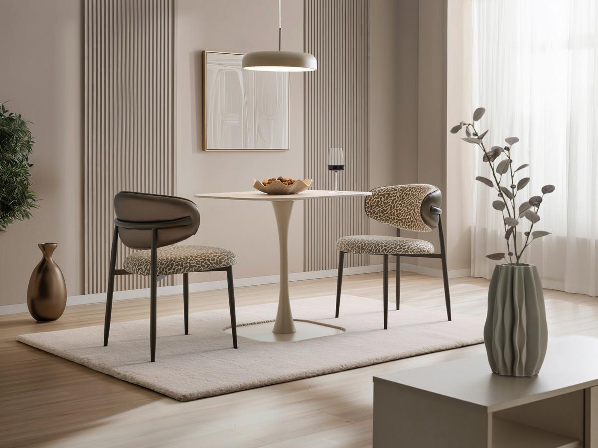 Sessel Leano Braun - Braun, LIFESTYLE, Textil/Metall (54/80/59cm) - Premium Living