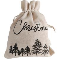 Darilna Vrečka Joy -Paz- - črna/naravne barve, Konvencionalno, tekstil (15,5/19cm) - Modern Living