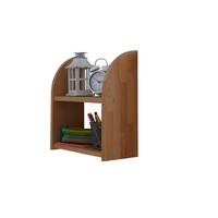 Polica Za Obešanje Lina, Bukev, Masivno - naravne barve, Moderno, les (40/20/40cm) - MID.YOU