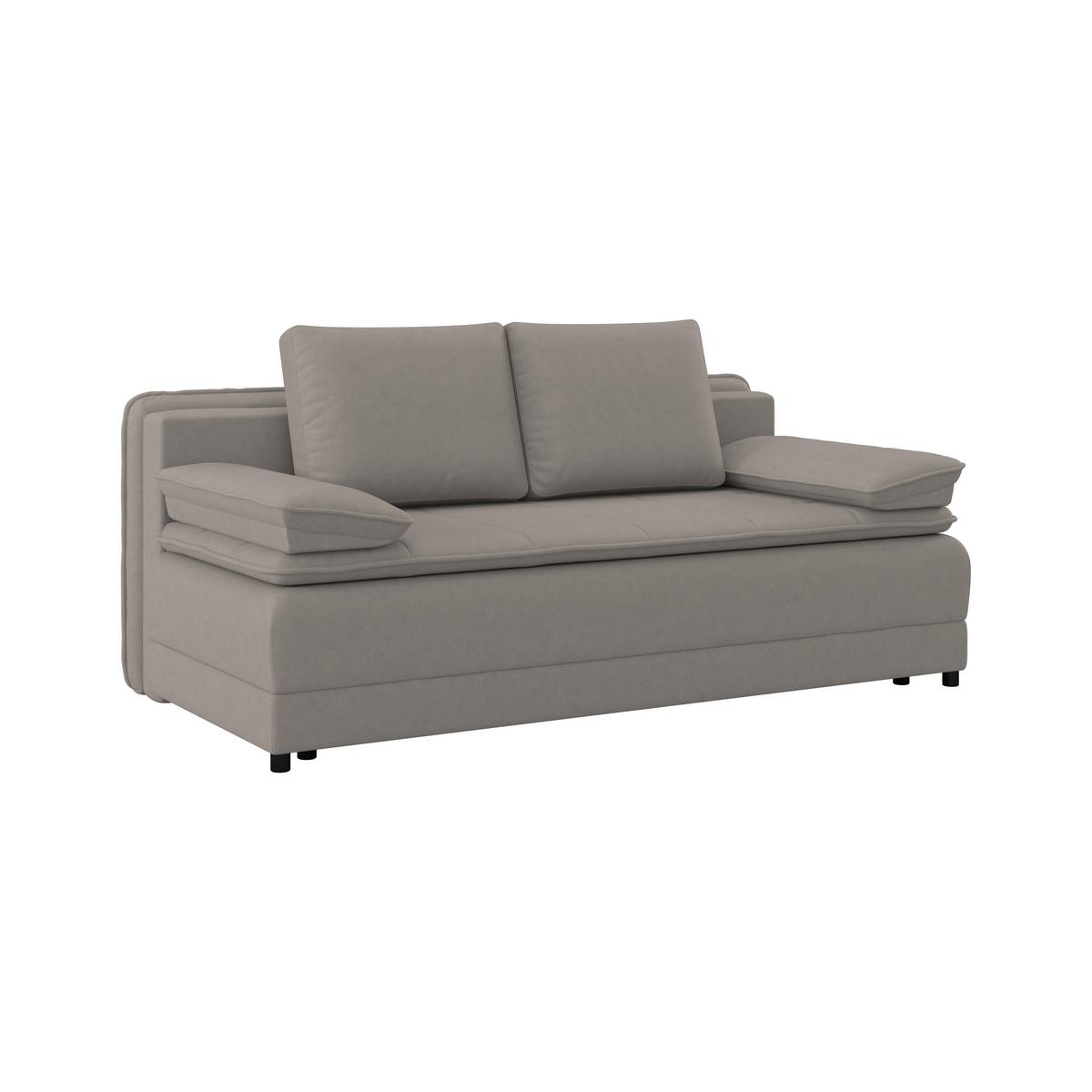 Canapea extensibila ALICE - taupe, Modern, textil (202/73-92/105cm) - Modern Living