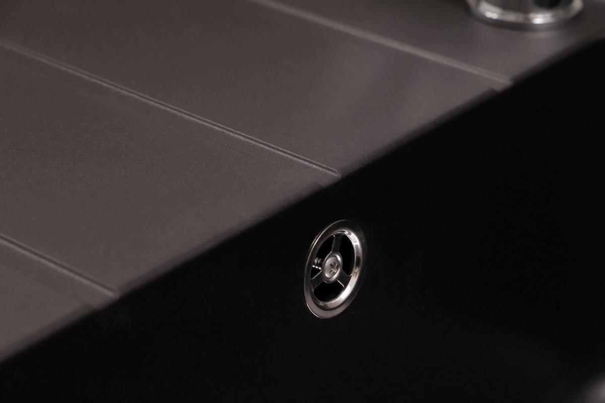 Pomivalno Korito Austin, 100x50cm - črna, Design, kamen (100/20/50cm) - Respekta