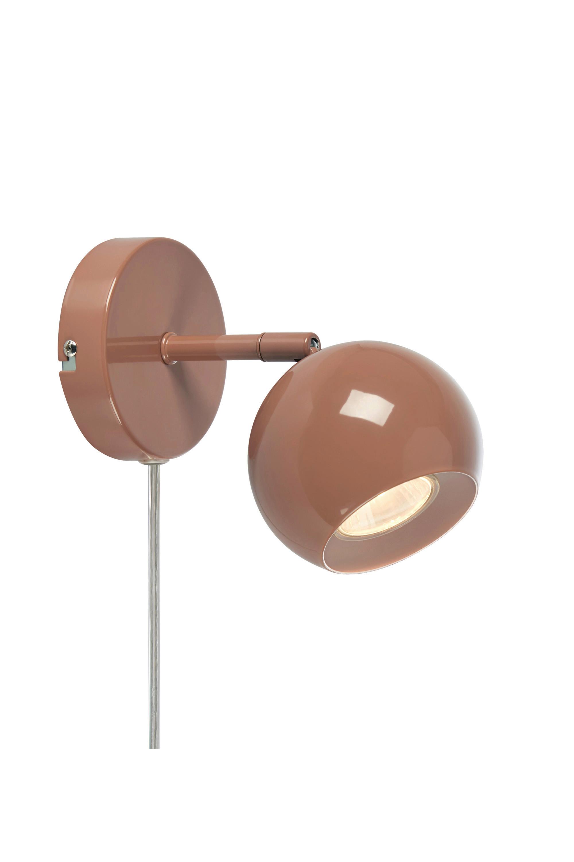 Wandleuchte Pop Wall max. 7 Watt - Braun, Design, Metall (18,5/10/14cm) - Markslöjd
