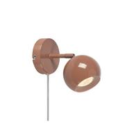 Wandleuchte Pop Wall max. 7 Watt - Braun, Design, Metall (18,5/10/14cm) - Markslöjd