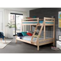 Etagenbett MARTIN Naturfarben ca. 90/140x200 cm Echtholz - Naturfarben/Kieferfarben, MODERN, Holz (90/140/200cm) - Vipack