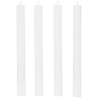 Hengergyertyakészlet Classic I - fehér, Basics, természetes anyagok/paraffin (2,2/25cm) - Modern Living