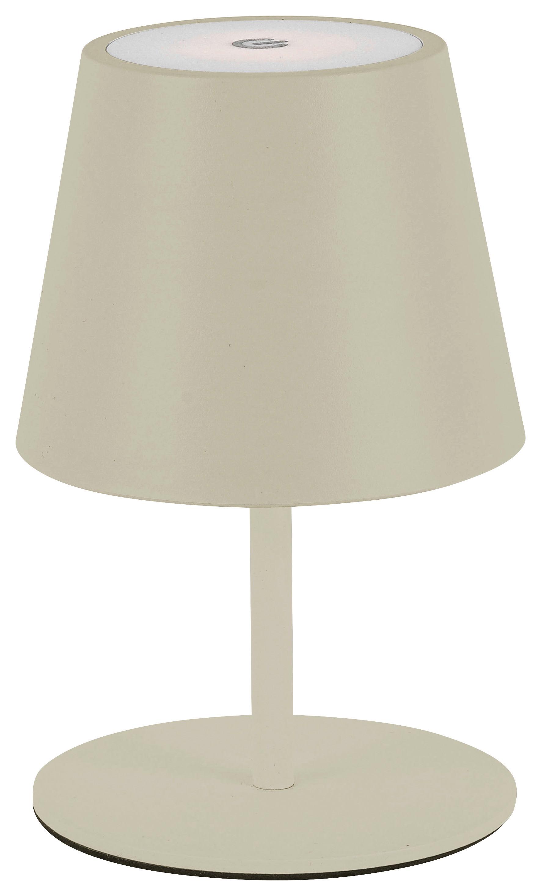 PORTABEL LAMPA NOEMI - sandfärgad, Klassisk, metall/plast (10,5/17-36cm) - Mömax