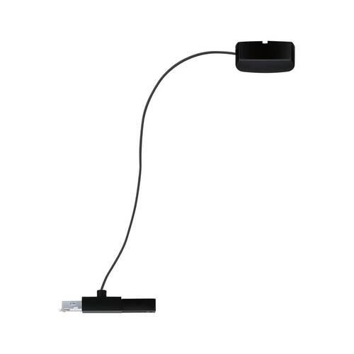 Schienensystem-Einspeiser Urail Cable Feed max. 1000 W - Schwarz, Basics, Kunststoff/Metall (70cm) - Paulmann