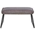 Hocker in Anthrazit/Schwarz - Anthrazit/Schwarz, LIFESTYLE, Textil/Metall (62/34/43cm) - Modern Living Hocker in Anthrazit/Schwarz - Anthrazit/Schwarz, LIFESTYLE, Textil/Metall (62/34/43cm) - Modern Living