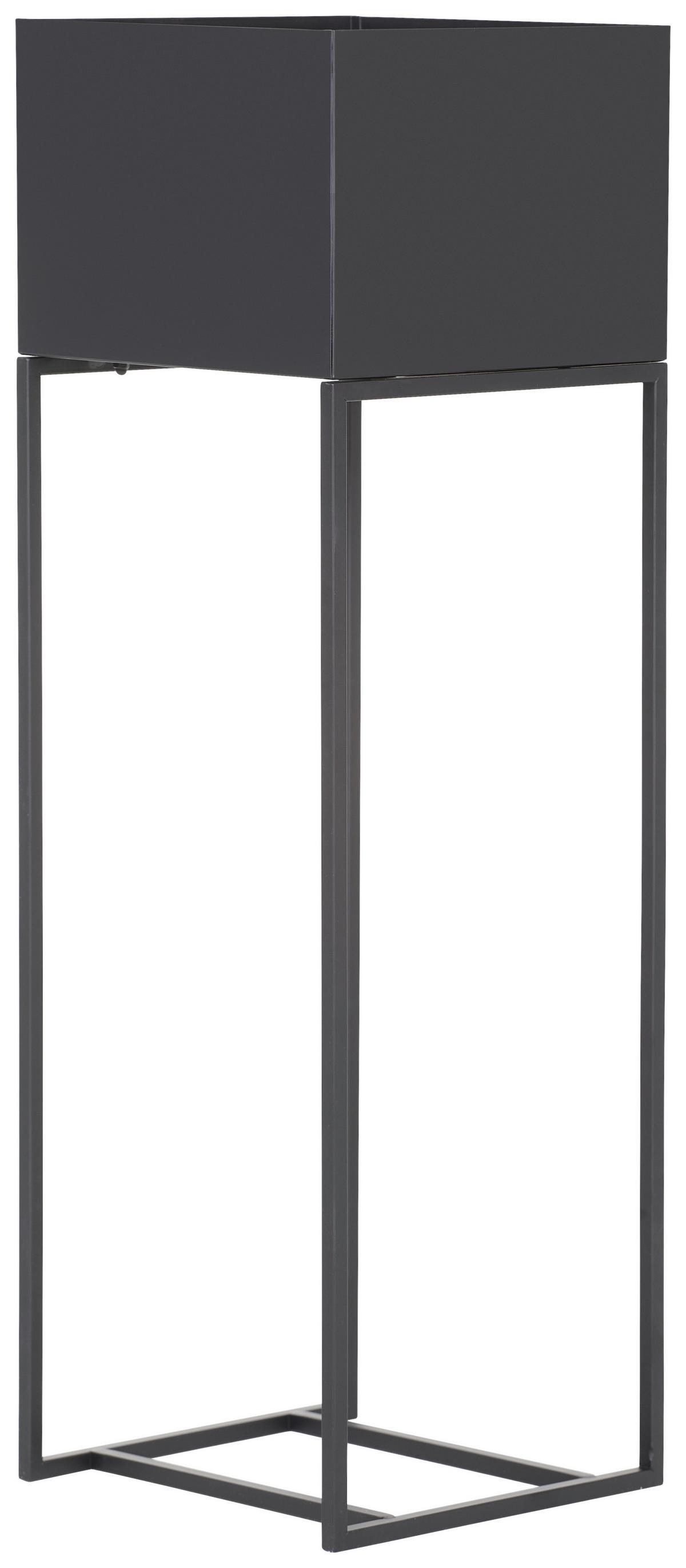 STOJAK NA KWIATY FINA - czarny, Design, metal (25/80/25cm) - Landscape