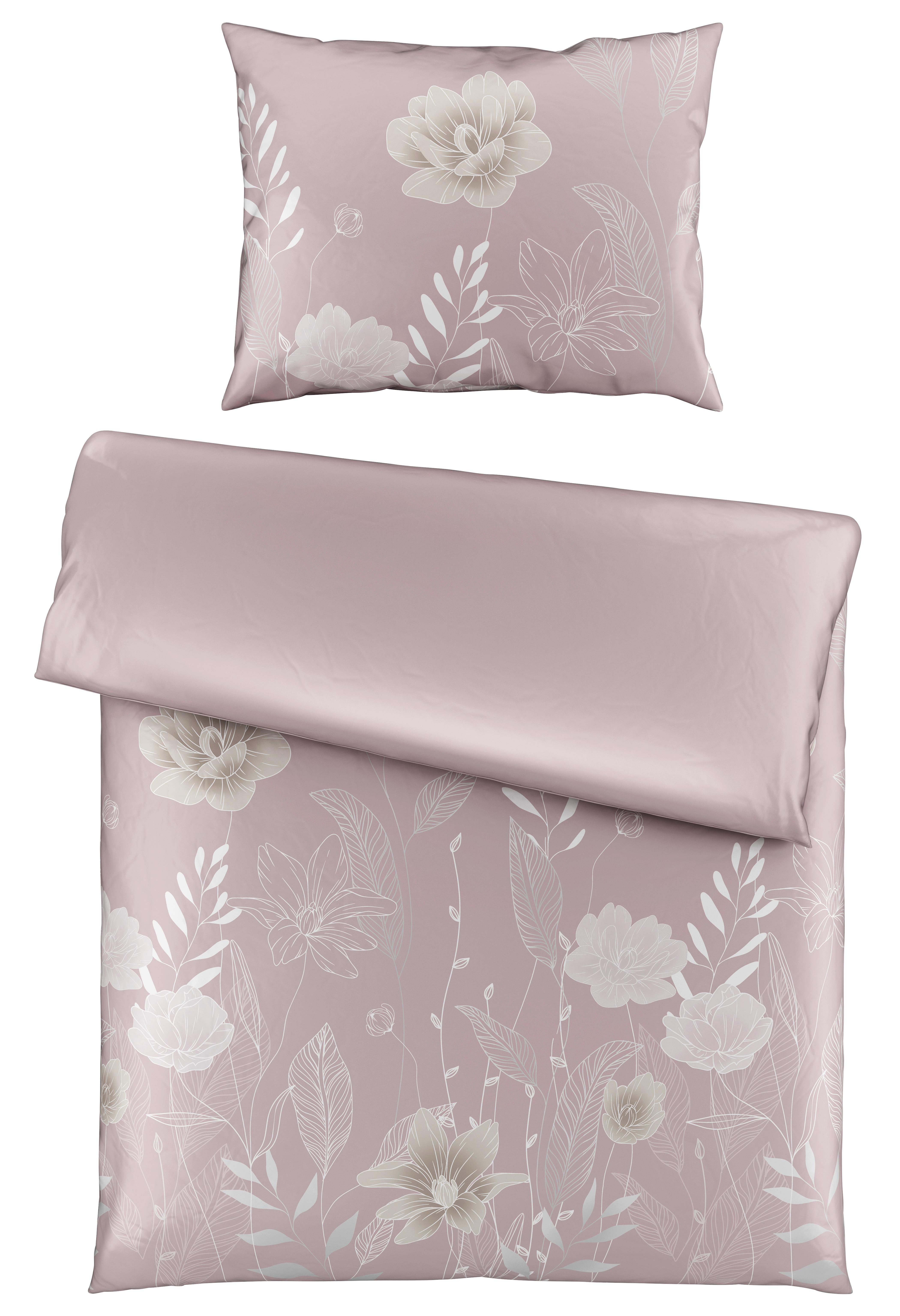 Ágyneműhuzat-garnitúra Nala - mauve, Romantik / Landhaus, textil (140/200cm) - Mömax