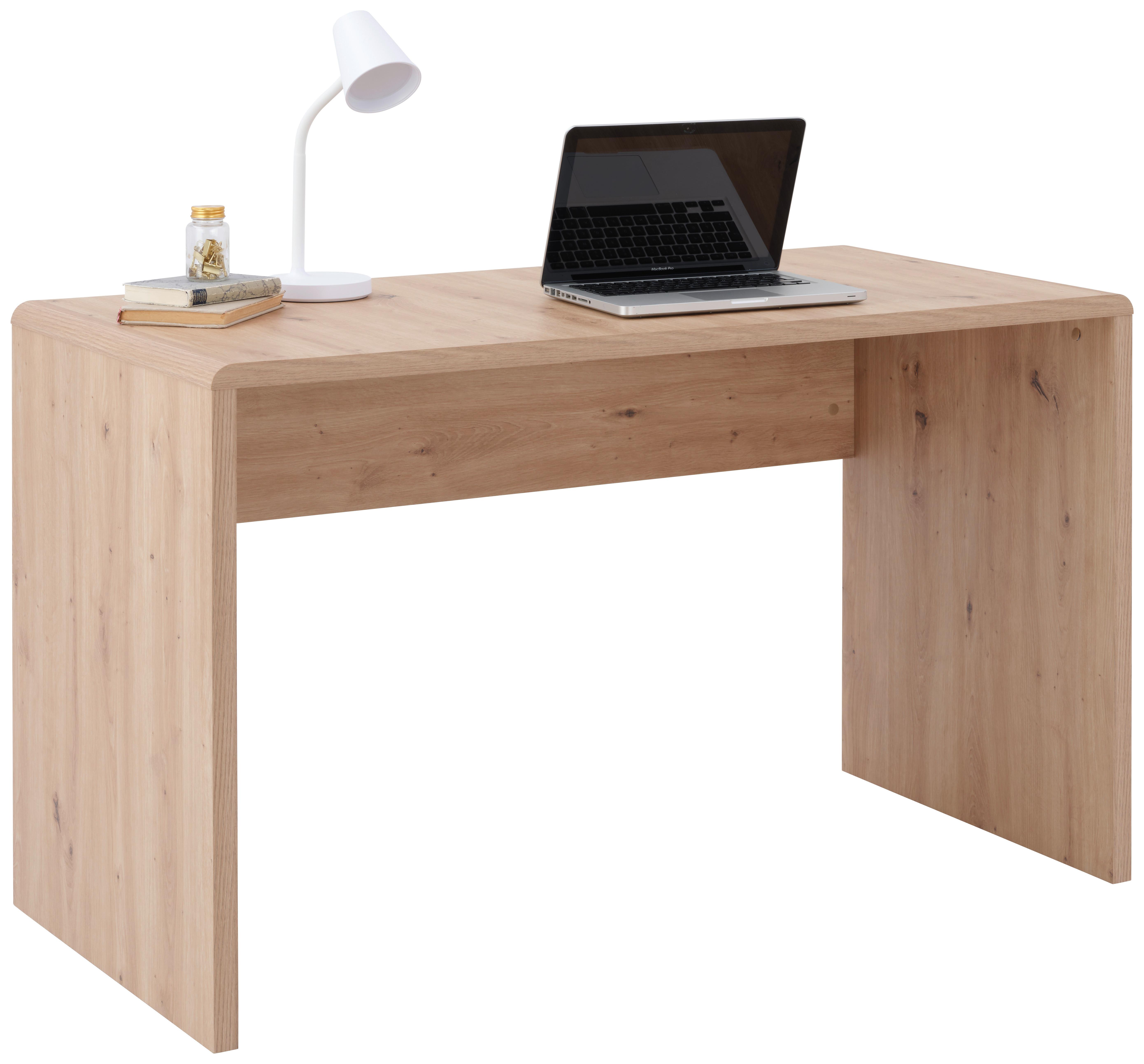 Masă de scris FONTANA PLUS - stejar Artisan, Modern, material pe bază de lemn (120/75,5/60cm) - Modern Living