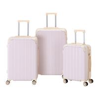 Reisekofferset Madeira Lila, 3-teilig - Lila, KONVENTIONELL, Kunststoff/Textil - Mömax