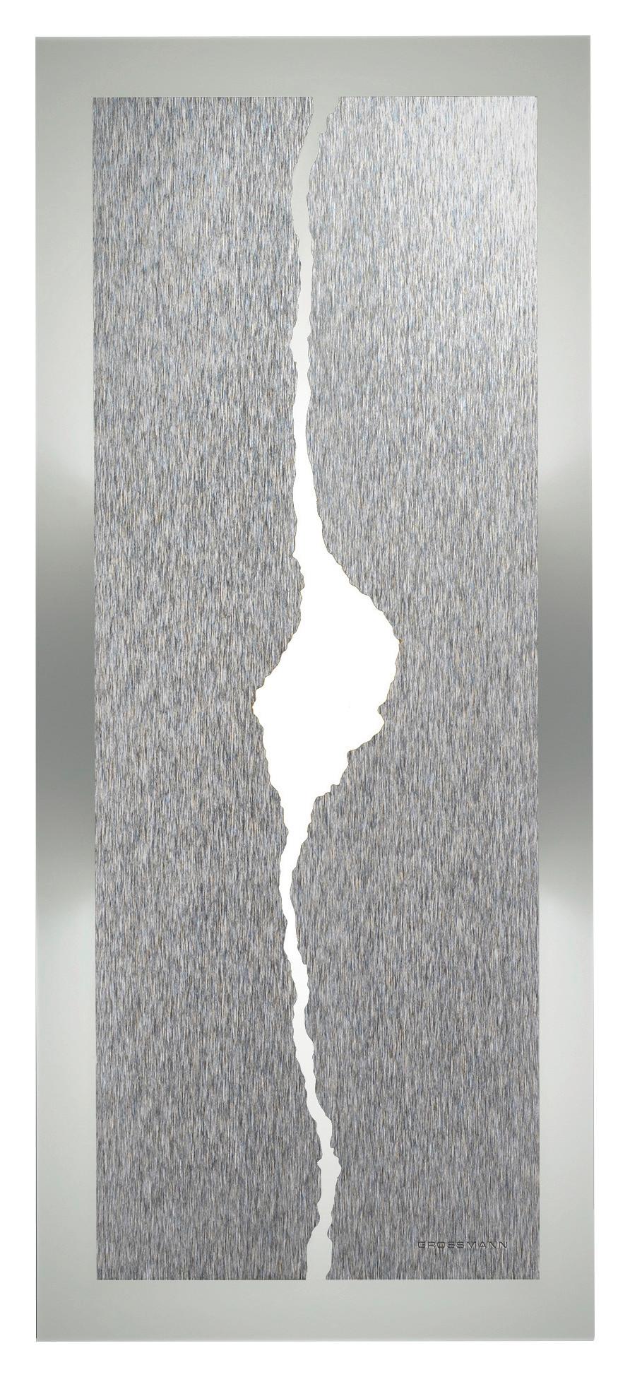 KINKIET LED 51-804-072 LED WL/DL CANYON - kolor aluminiowy, Design, metal (42/18/7,5cm) - Grossmann