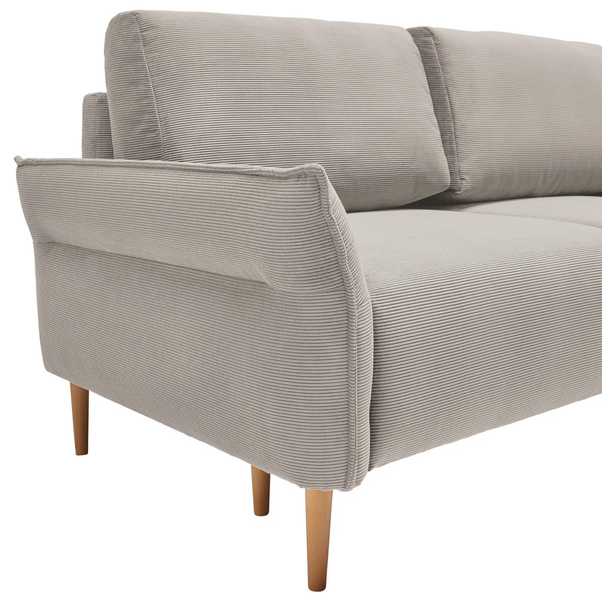 CANAPEA CU 3 LOCURI CUSTOM - taupe, Modern, textil (183/85/92cm) - Mömax