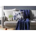 Zierkissen Palm Tree ca. 45x45cm - Blau/Weiß, LIFESTYLE, Textil (45/45cm) - MÖMAX modern living