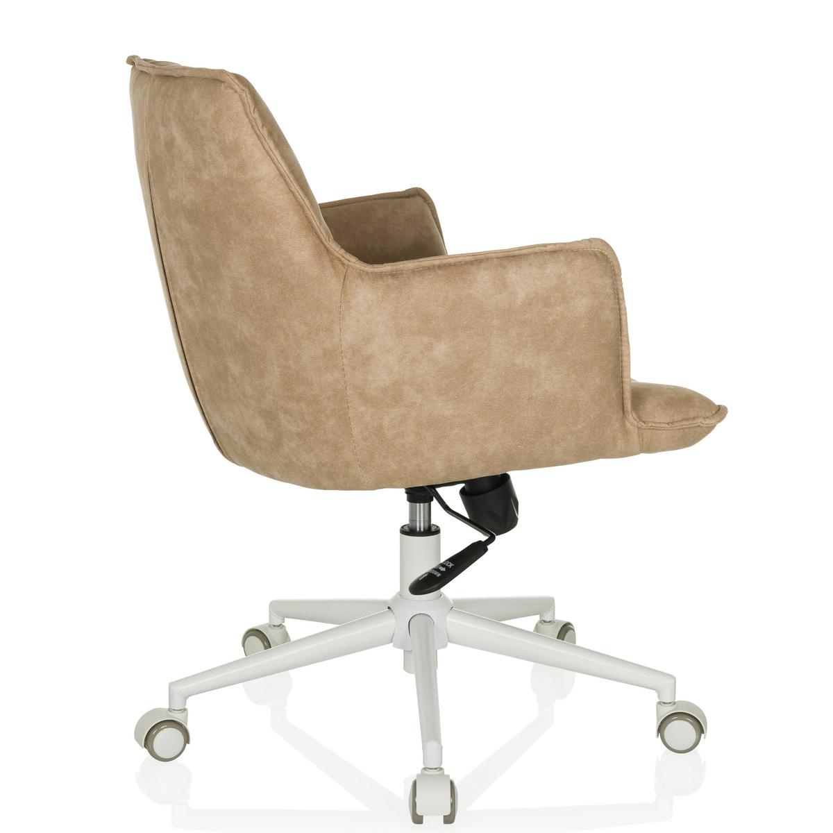 Vrtljivi Stol Solao Life, Bež - bela/bež, Moderno, kovina/umetna masa (54/85/70cm) - MID.YOU