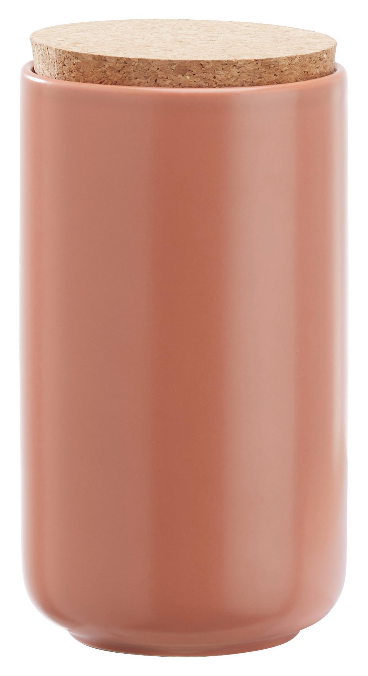 Ételtároló Doboz Svea - natúr színű/narancs, Modern, fa/kerámia (10/18cm) - Premium Living