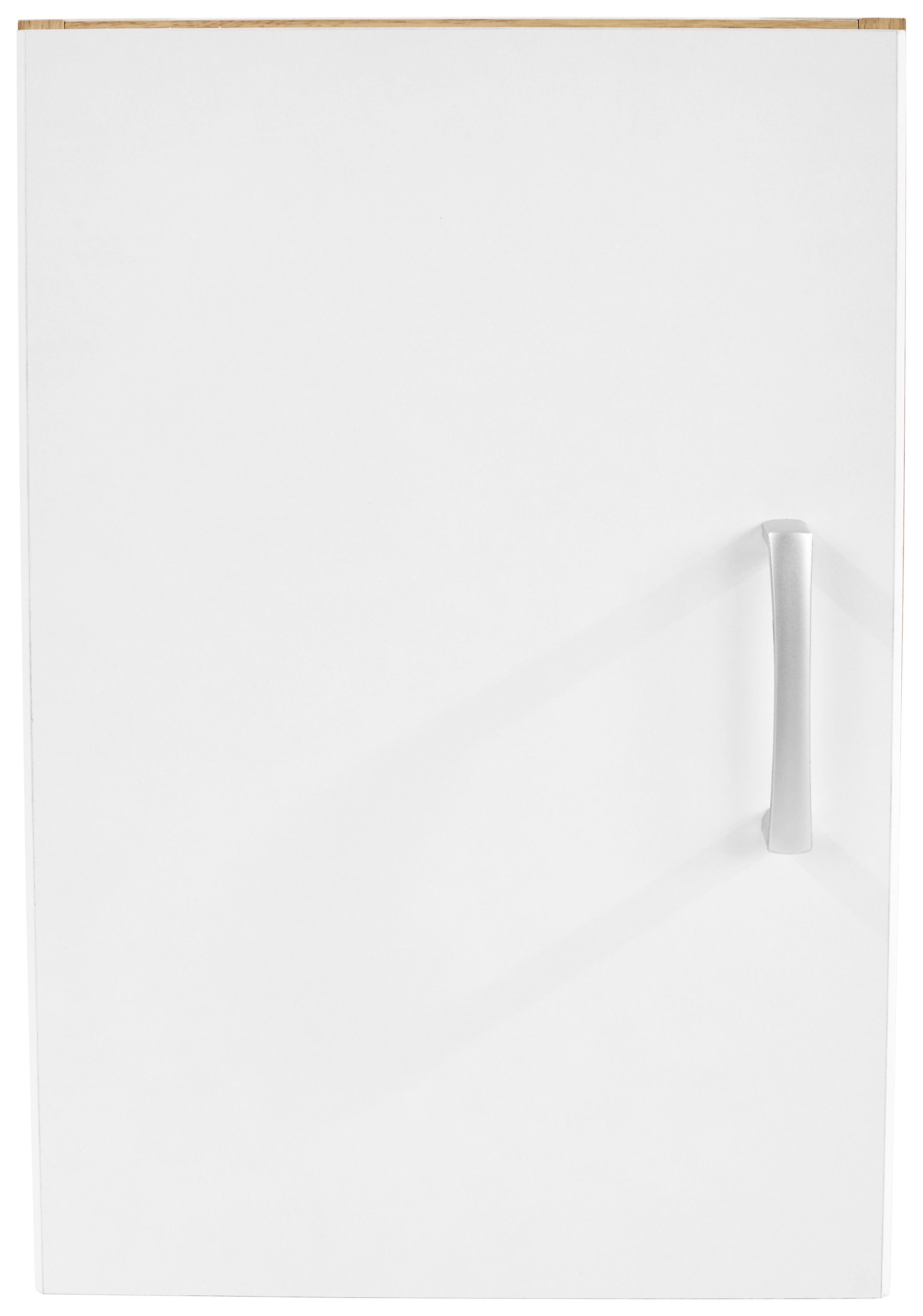 Dulap auxiliar superior Tio - alb/culoare lemn stejar, Konventionell, material pe bază de lemn (30/43/37,5cm) - Modern Living