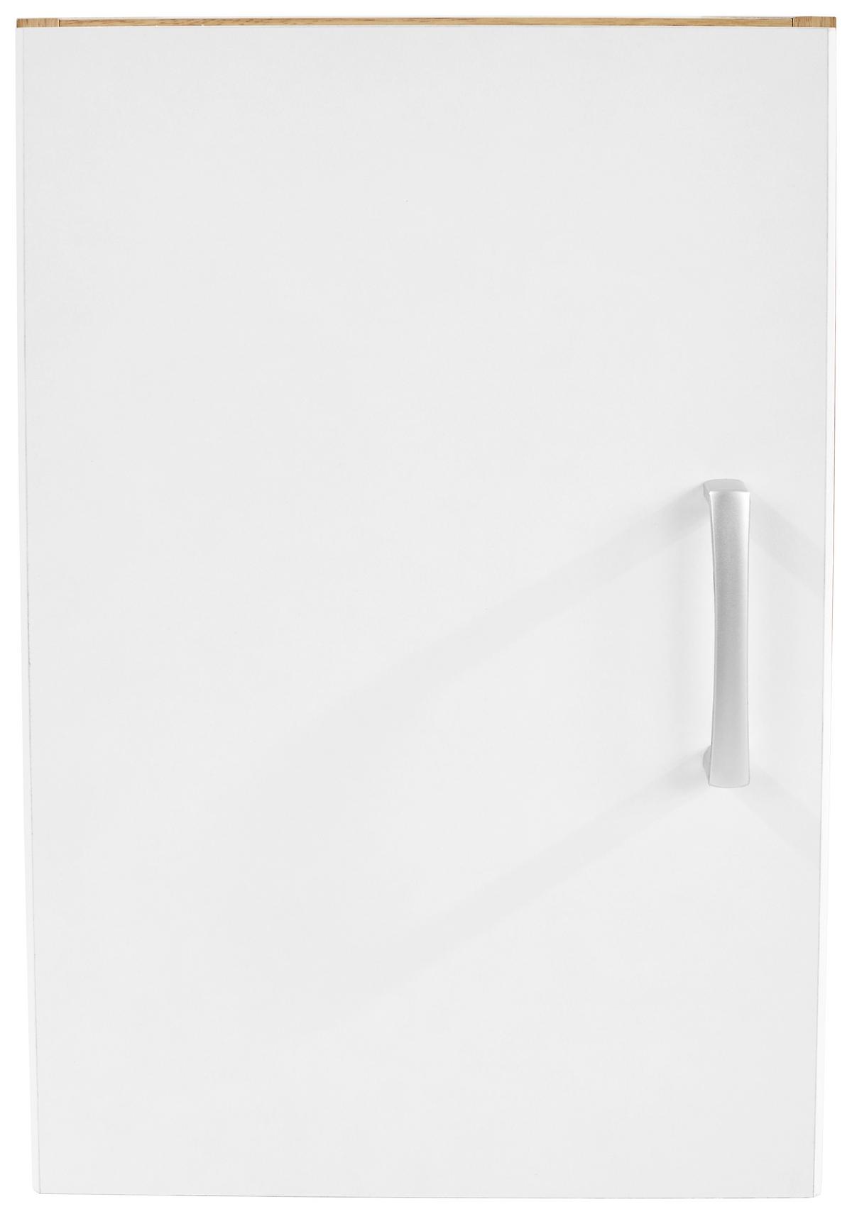 Dulap auxiliar superior Tio - alb/culoare lemn stejar, Konventionell, material pe bază de lemn (30/43/37,5cm) - Modern Living