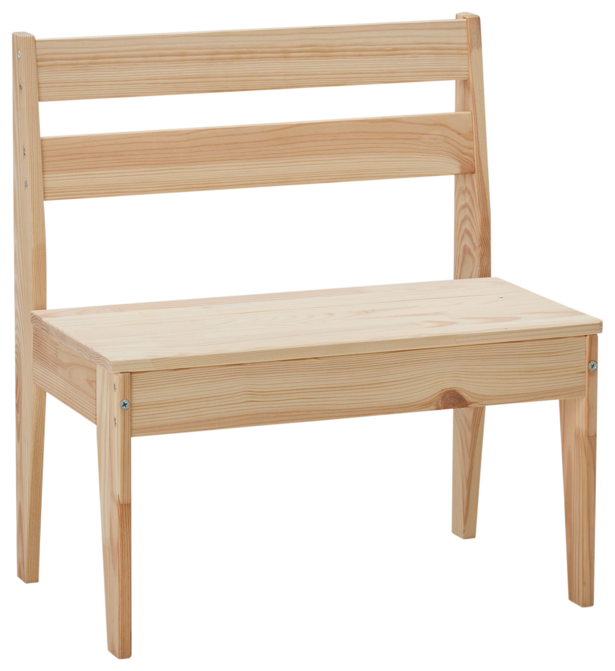 Otroška Klop Sven, Bor, Masivno - naravne barve, Konvencionalno, les (50/55/31cm) - Mömax