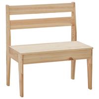Kindersitzbank in Naturfarben - Naturfarben, KONVENTIONELL, Holz (50/55/31cm) - Mömax