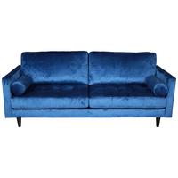 Trosed Janina, Modra, Žamet - modra/črna, Moderno, tekstil/les (211/88/89cm) - P & B