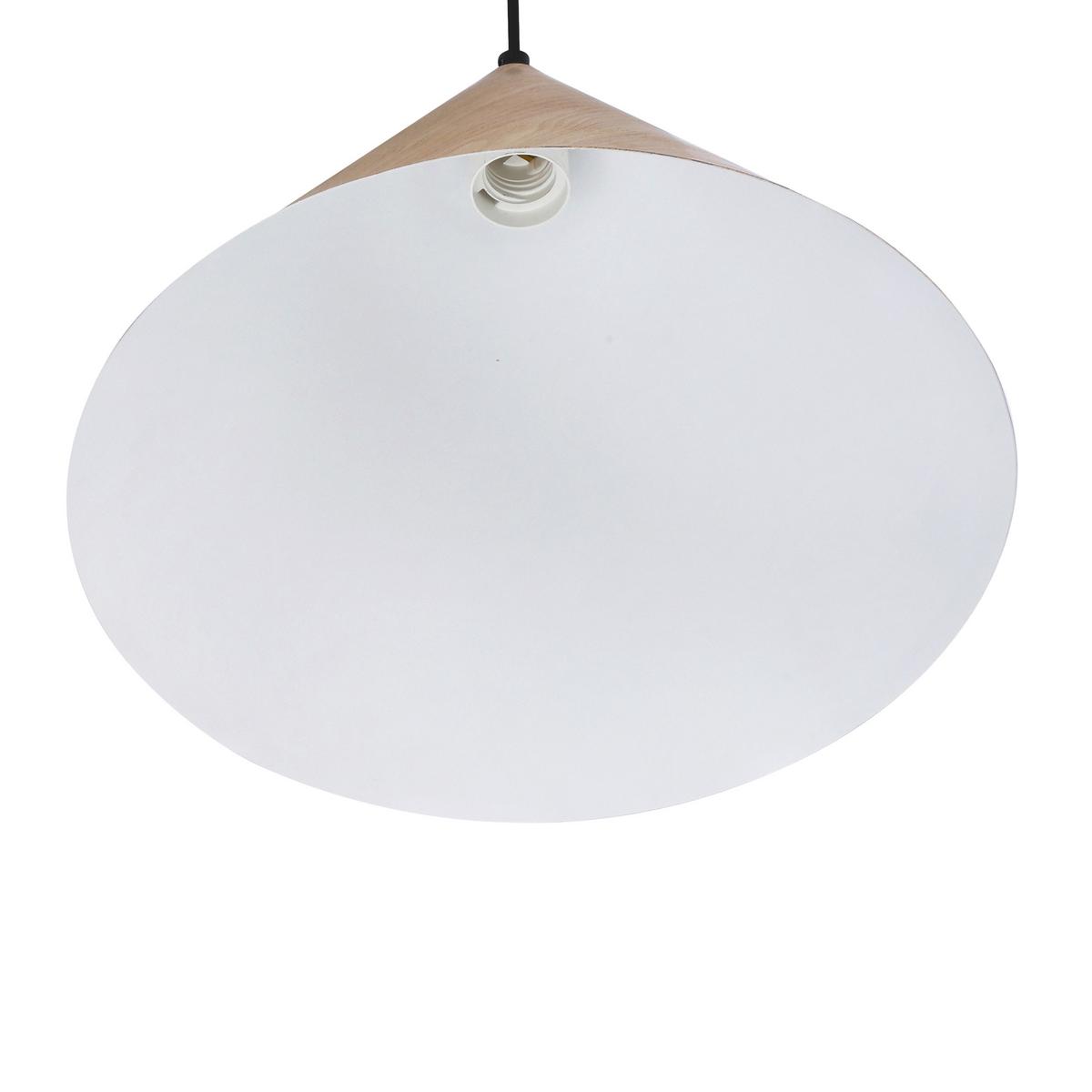 Viseća Svjetiljka Dunca - hrast medunac/crna, Basics, metal (32/32/115cm)