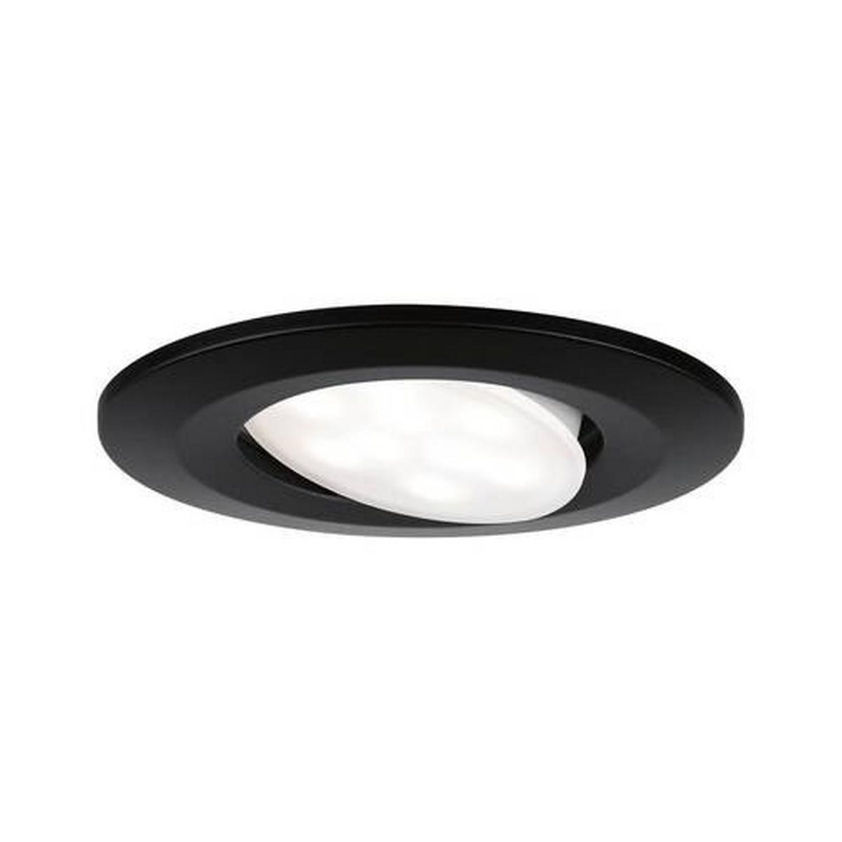 LED-Deckenleuchte Calla IP65 in Schwarz max. 6 Watt - Schwarz, Basics, Metall (9cm) - Paulmann