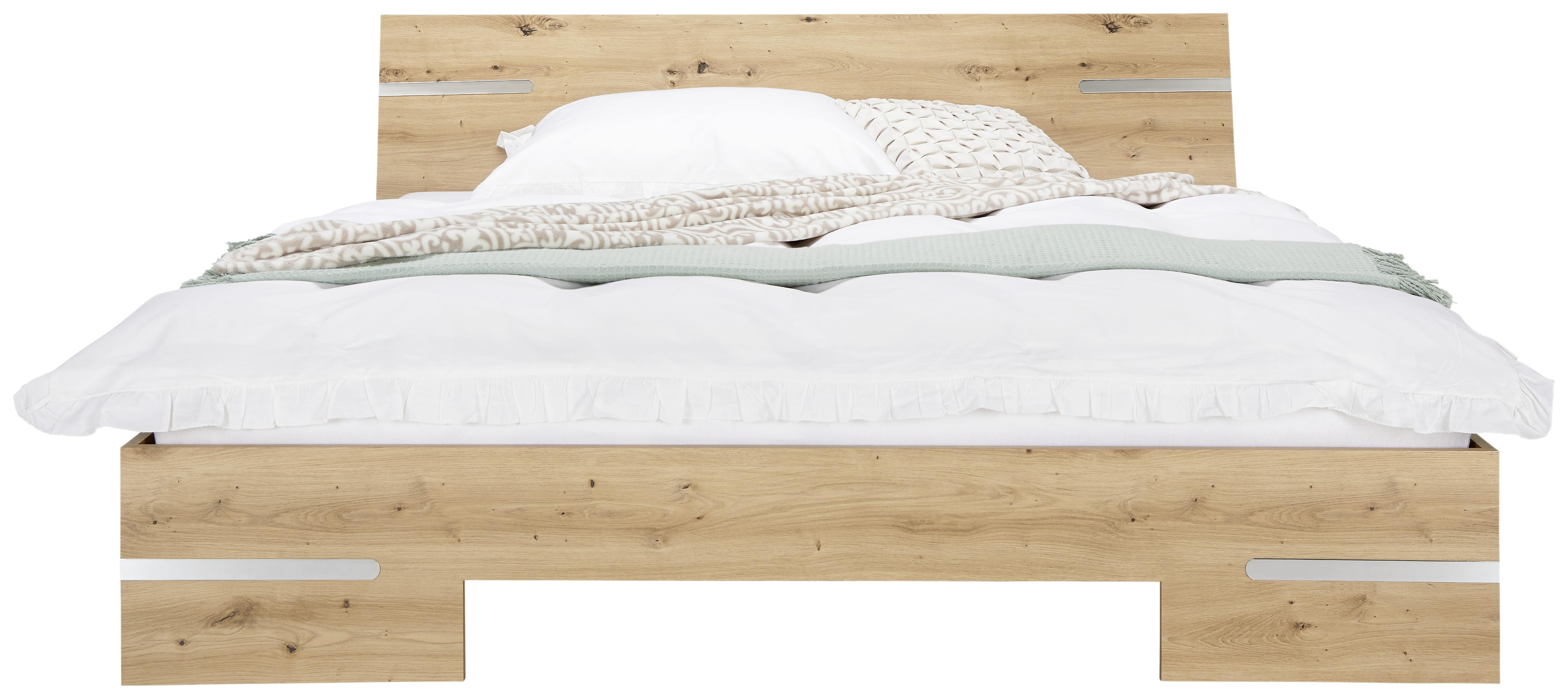 Dormitor Anna - culoare lemn stejar, Konventionell, material pe bază de lemn - Best Price