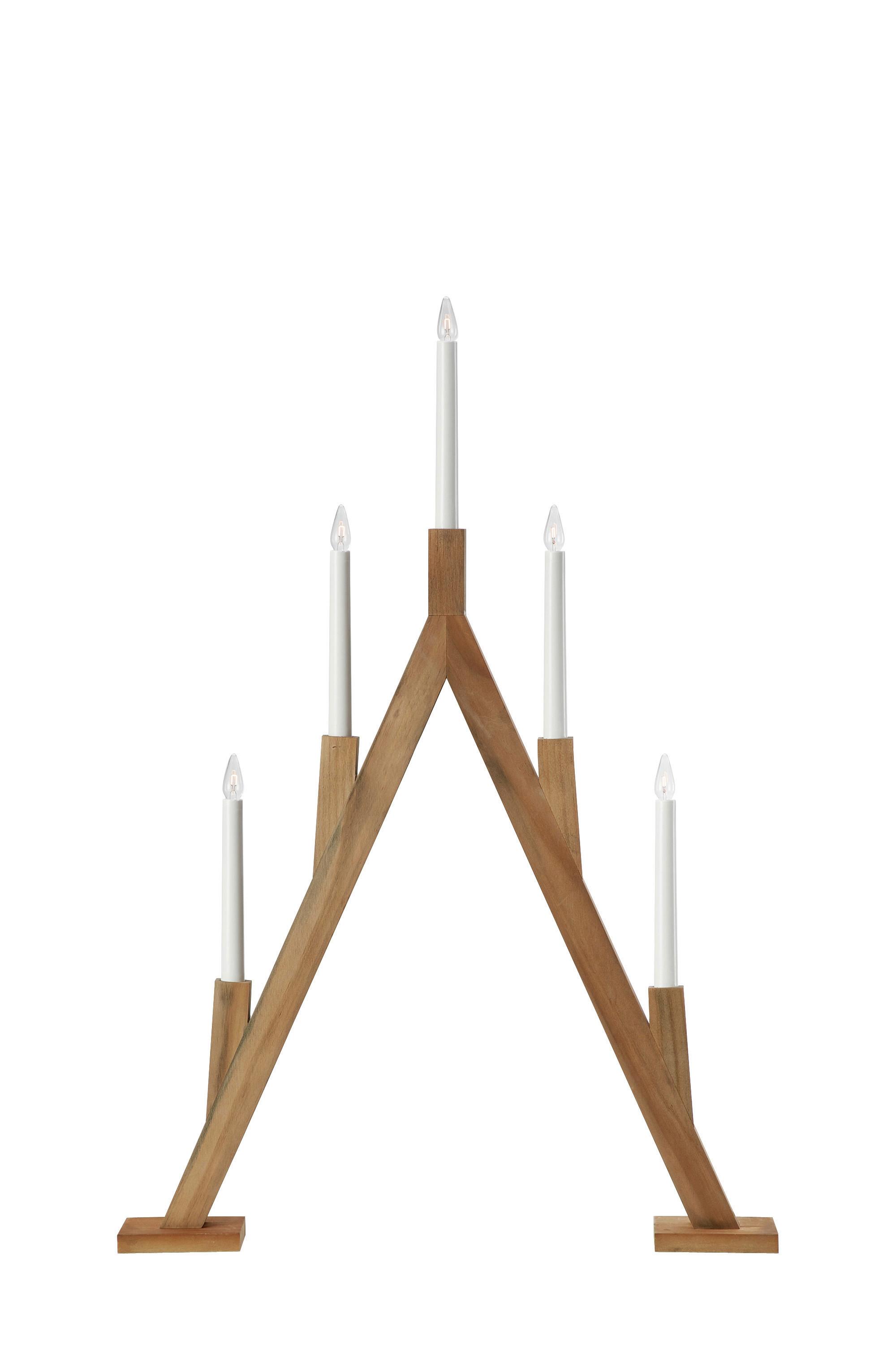 Weihnachtspyramide Bjurfors Hellbraun - Hellbraun, Basics, Holz (8/52/76,5cm) - Markslöjd