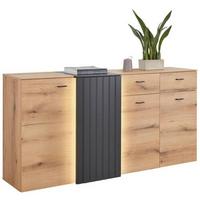 Komoda Verdana - Moderno, drvni materijal/metal (177,9/88/44,8cm) - Modern Living