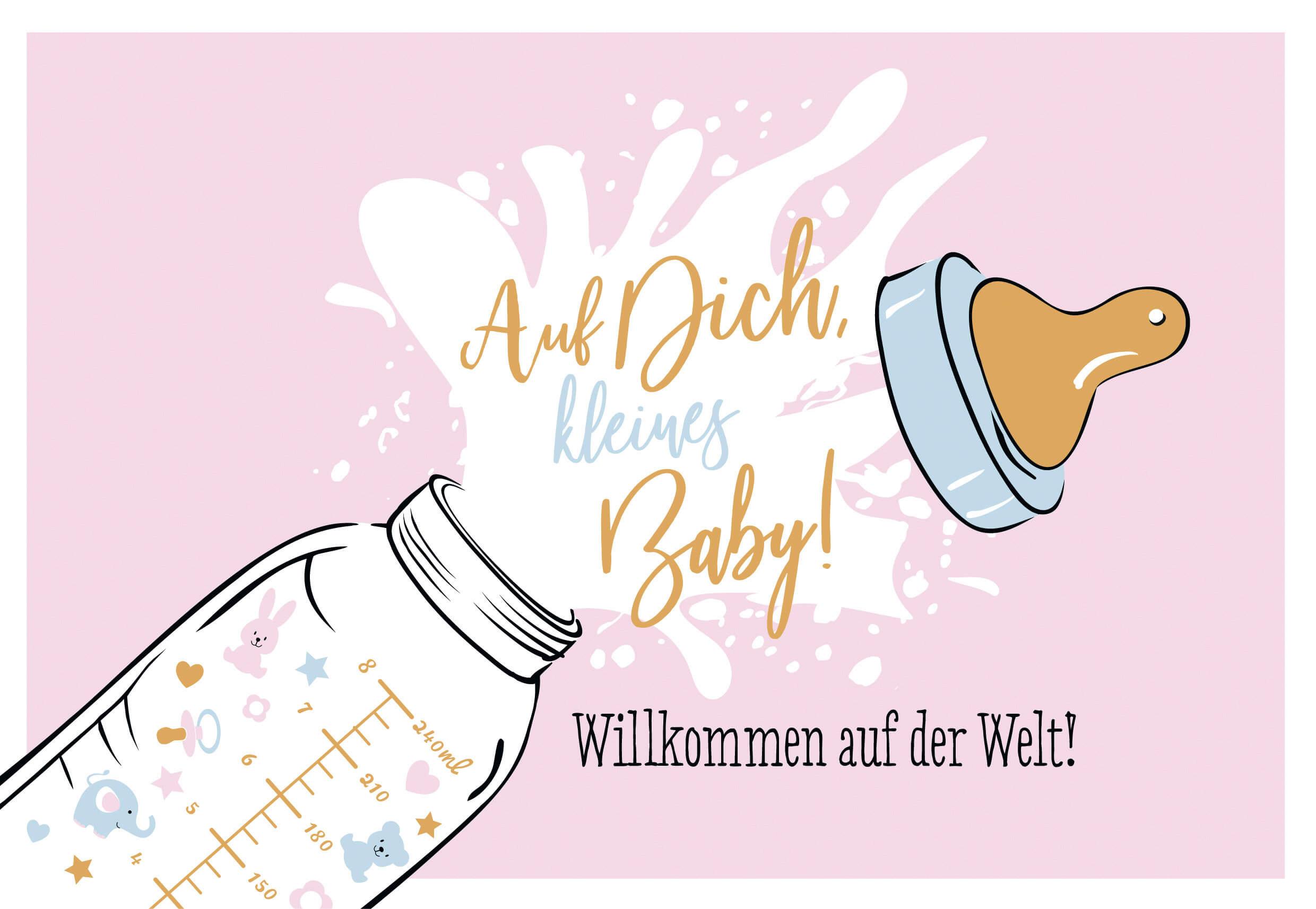Glückwunschkarte Edelschwarz Multicolor - Basics, Papier (18/13cm)