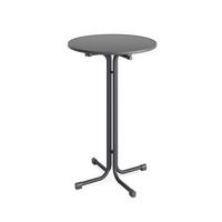 Garten-Bartisch Berlin Anthrazit - Anthrazit, LIFESTYLE, Holz/Kunststoff (70/109/70cm) - Gardenson