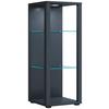 Vitrina Glasol M, Siva - antracit, Moderno, steklo/leseni material (35/90/35cm) - MID.YOU