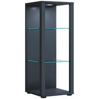 Vitrina Glasol M, Siva - antracit, Moderno, steklo/leseni material (35/90/35cm) - MID.YOU