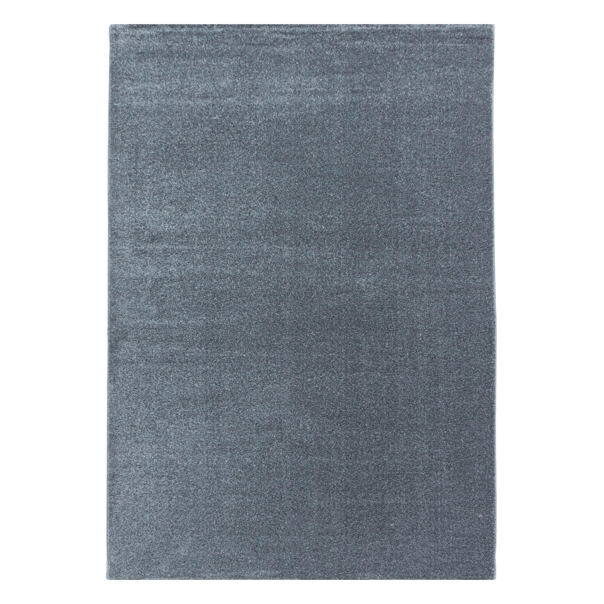 Hochflorteppich Rio Silberfarben ca. 80x150cm - Silberfarben, Basics, Textil (80/150cm)
