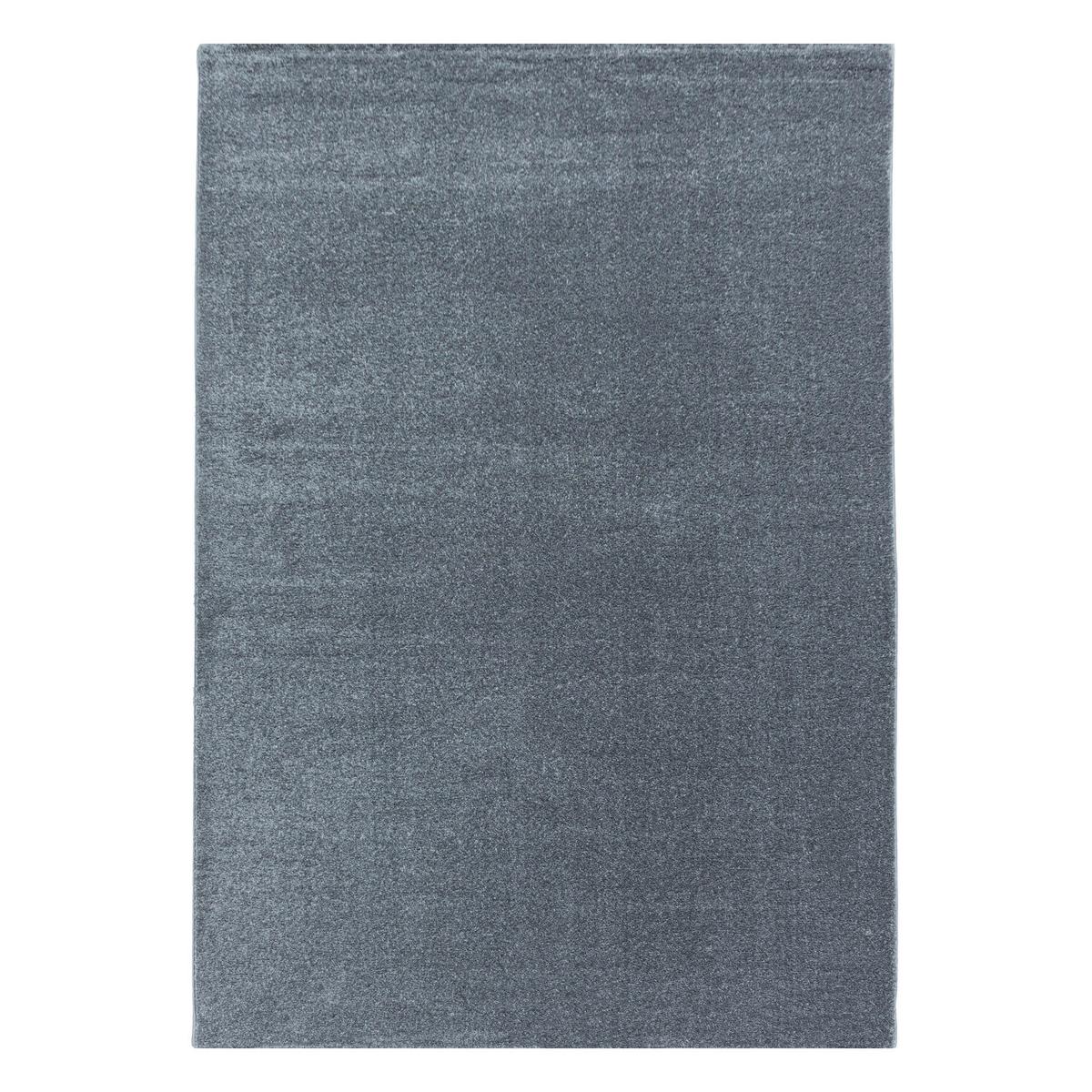 Hochflorteppich Rio Silberfarben ca. 80x150cm - Silberfarben, Basics, Textil (80/150cm)